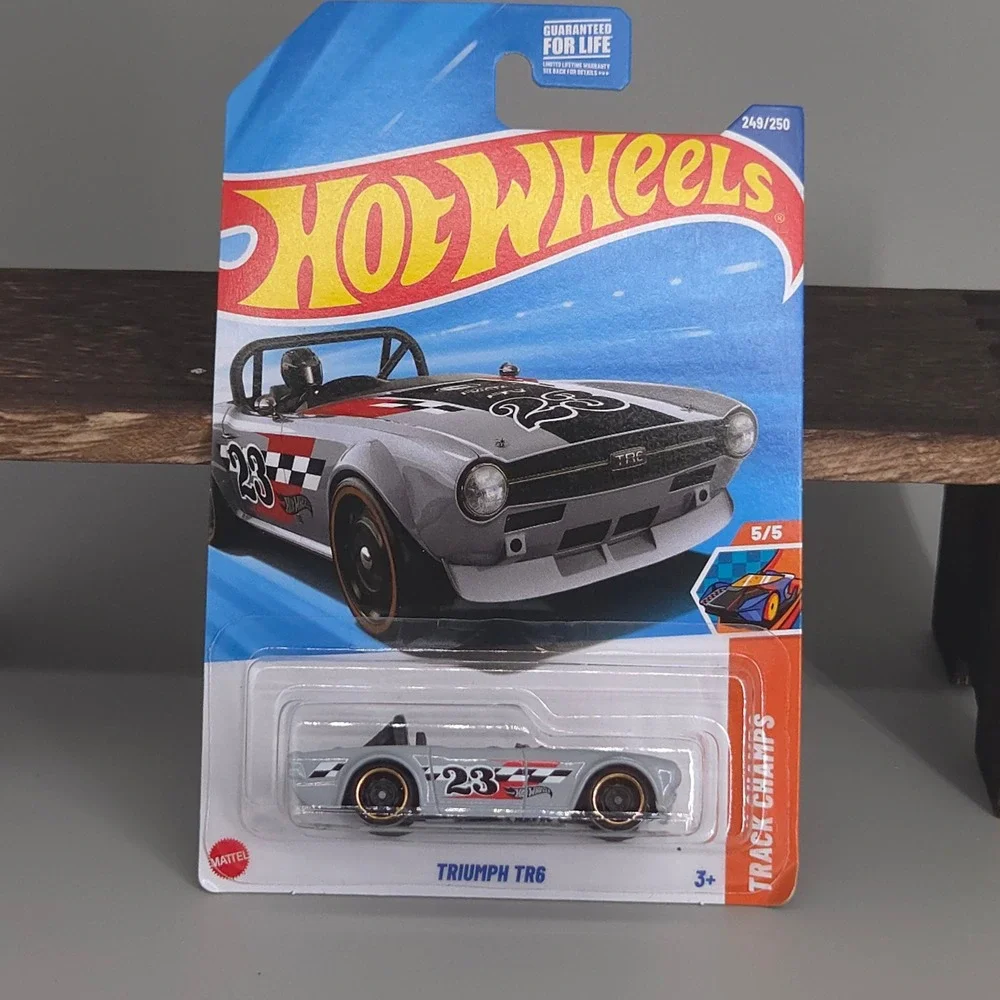 Hot Wheels Triumph TR6 Grey Track Champs Treasure Hunt 1 64 Diecast Car 2024